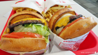 IN-N-OUT BURGER で朝食 in サウザンド・パームズ