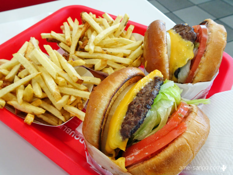IN-N-OUT COMBO #2 チーズバーガー